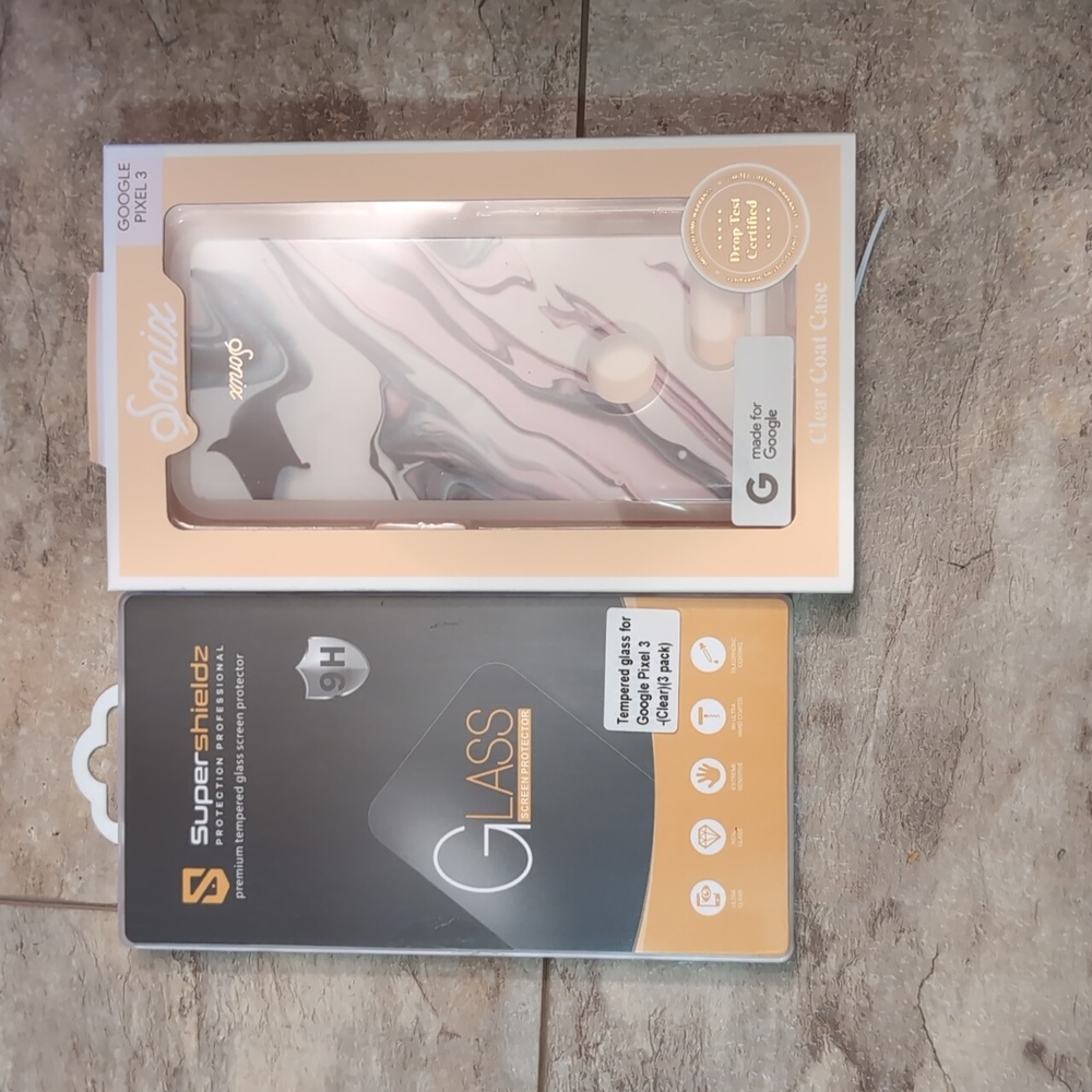 NWT Sonic blush quartz (marble) Pixel 3 case